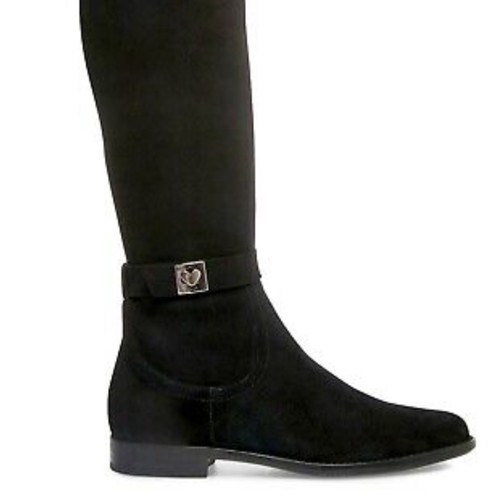 Beautiful NWOT Kate Spade Black Suede Boots